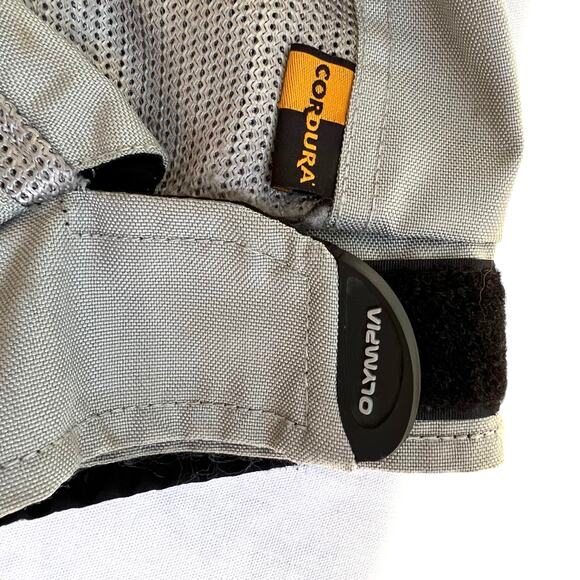 Olympia Moto Sports Airglide 3 Mesh Motorcycle Jacket Gray Size M Cordura Armor - Picture 9 of 14